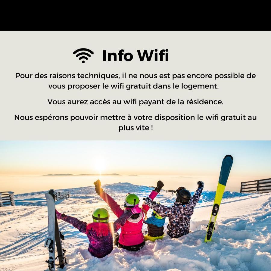 Charmant T3 Avec Vue Montagne Et Parking Privatif Font-Romeu-Odeillo-Via Extérieur photo